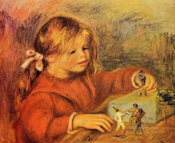 Claude interpretando a Pierre Auguste Renoir Pinturas al óleo